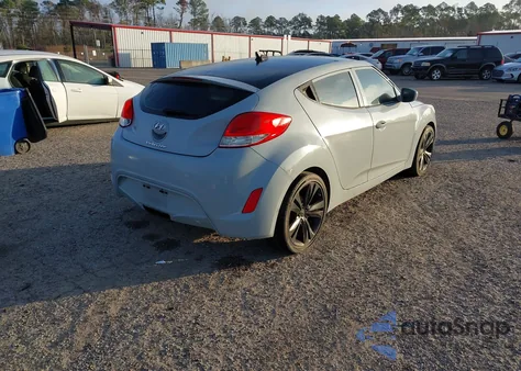2013 Hyundai Veloster Base W/Black z USA, uszkodzony, nr VIN KMHTC6ADXDU164861